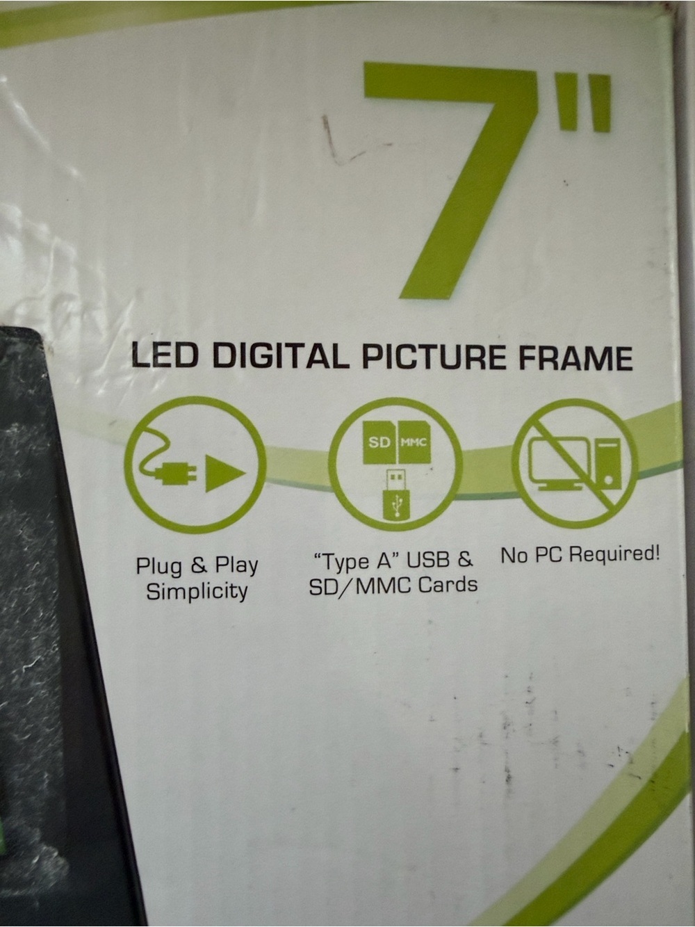 7" Digital Photo Frame - Black - Picture 7 of 7